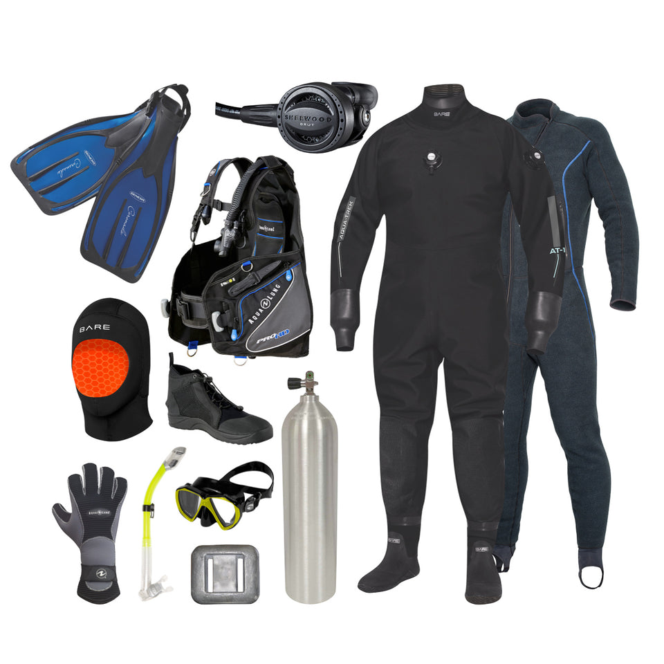 Drysuit Rental Package - Oceanfix.ca Dive Centre | PADI Diving Courses | Dive Charters | Campbell River, BC